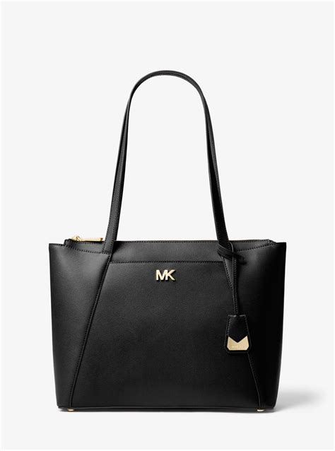 michael kors maddye|Maddie Medium Crossgrain Leather Tote Bag .